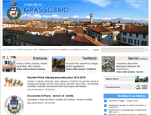 Tablet Screenshot of comune.grassobbio.bg.it